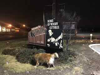 Okemah, Oklahoma, early home of Woody Guthrie